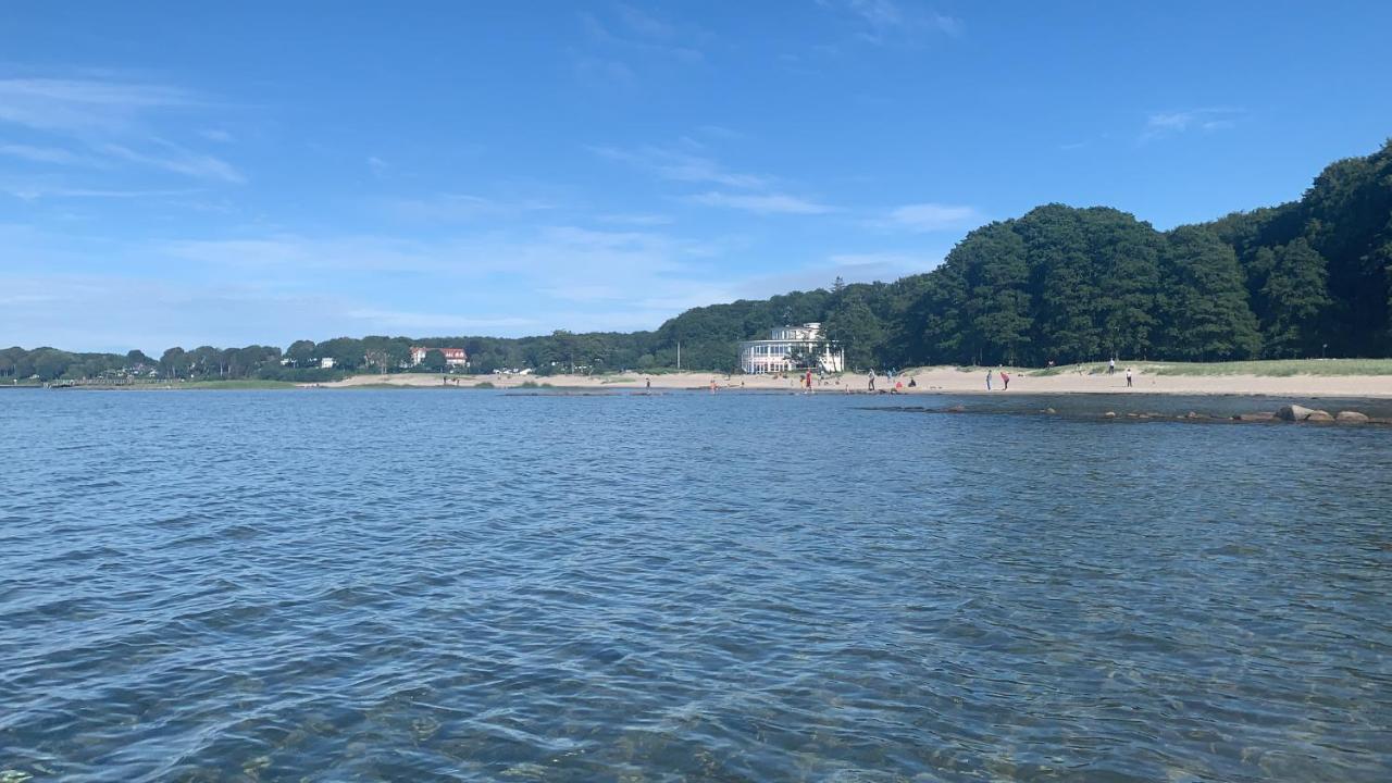 Ferienwohnung In Weisser Villa Am Kliff Flensburgo Esterno foto